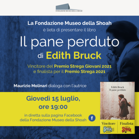 Diretta Facebook – Presentazione di “Il pane perduto” di Edith Bruck