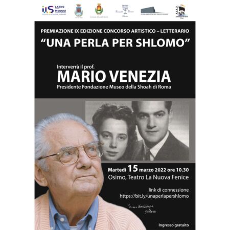 “Una perla per Shlomo” al Teatro La Nuova Fenice