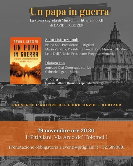 Presentazione del Libro “Un papa in guerra”