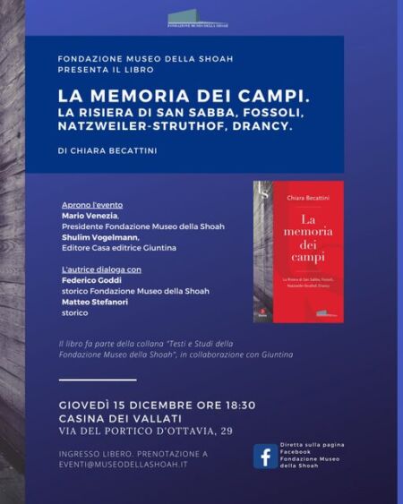 Presentazione del Libro “La memoria dei campi”
