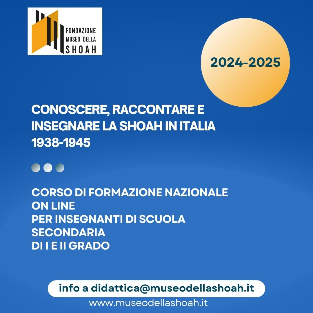 Conoscere, raccontare e insegnare la Shoah in Italia: 1938-1945